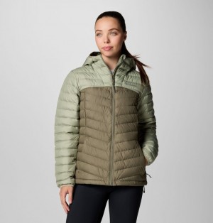 Green Columbia Westridge™ Hooded Down Women Puffer Jacket | 41464552