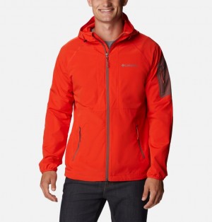Red Columbia Tall Heights™ Hooded Softshell Extended Size Men Jackets | 62445608