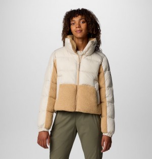 White Columbia Leadbetter Point™ II Sherpa Hybrid Women Puffer Jacket | 6953784